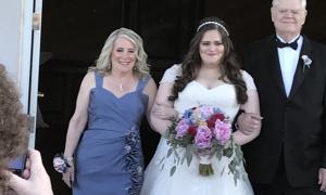 Here comes the bride